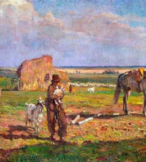 Escena rural– Oleo sobre tela – 1925