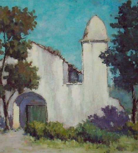 Paisaje con capilla